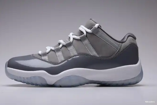 Rep TBkick 11 Air Low Jordan Cool Grey 528895-003 0427